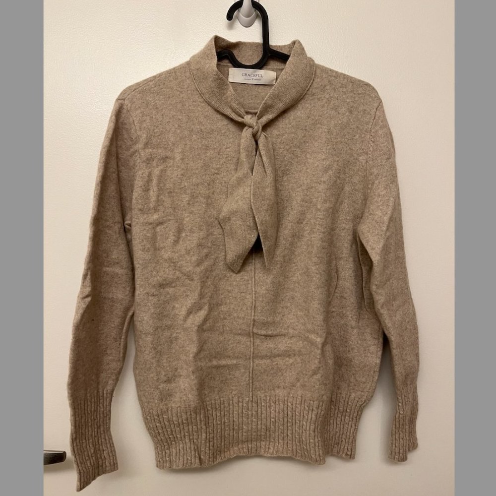 Tan/Taupe Wool Sweater